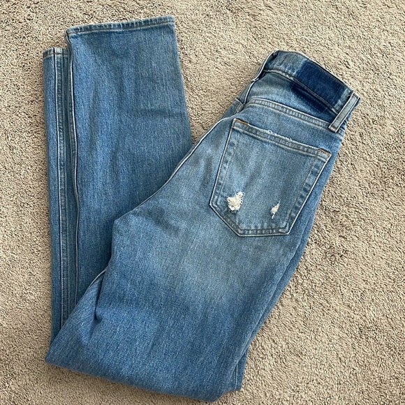 Abercrombie & Fitch Curve Love Jeans The 90’s Straight Ultra High Rise Size 26/2 - Picture 3 of 4